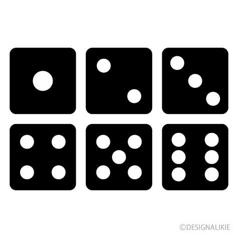 black dice clipart
